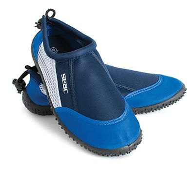 SEAC Reef Aquashoes - Chaussures Aquatiques Mer en Neoprene avec Semelle Reinforcée - Randonnée Aquatique, Adulte et Enfant, Tailles de la 28 à la 46