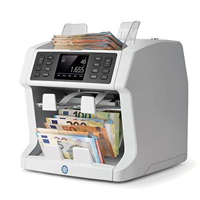 Safescan 2995-SX - Multilingual banknote value counter and fitness sorter with 7-point detection - identifies notes that are unfit for recirculation or your ATM machine