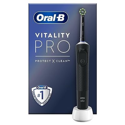 Oral-B Vitality Pro Black Elektrische Tandenborstel, 1 Opzetborstel