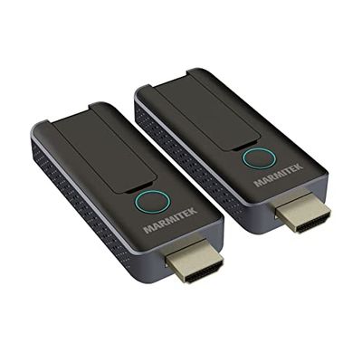 Trådlös presenterar HDMI/USB-C - STS1-1080p Full HD - Trådlös HDMI-Sändare - Trådlös HDMI Förlängare - Anslut din bärbara dator till en bildskärm - HDMI Extender