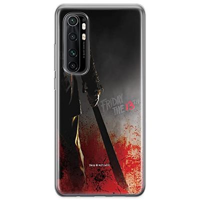 ERT GROUP mobiel telefoonhoesje voor Xiaomi MI NOTE 10 Lite origineel en officieel erkend Horror patroon Friday the 13th 012 aangepast aan de vorm van de mobiele telefoon, hoesje is gemaakt van TPU