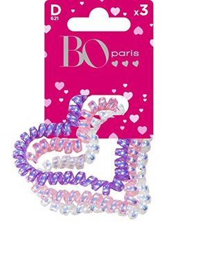 Elastiques à cheveux Spirales Cœur Ornement Coiffure