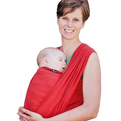 Didymos ttr-767-008 babybärduk, modell Lisca Burgund, storlek 8, röd