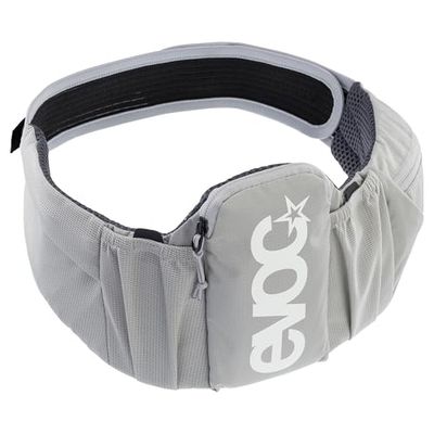 EVOC Trail Belt Sac Banane, Sac Banane (pour Smartphones jusqu'à 6,4 Pouces, Design Ergonomique, AIR Tune System, Ceinture Flexible AIRO Flex), Stone