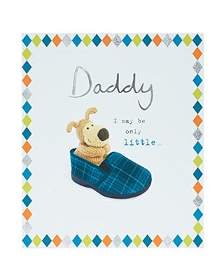 Boofle Carte de fête des pères pour papa avec enveloppe – Motif mignon
