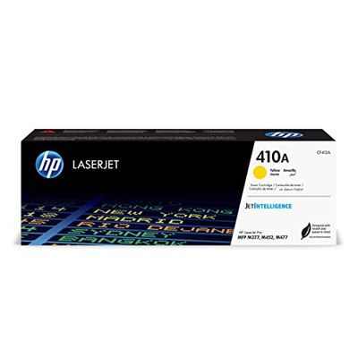 HP 410A CF412A, Cartuccia Toner Originale HP da 2300 Pagine, Compatibile con le Stampanti HP LaserJet Pro MFP M377, M452, M477, Giallo