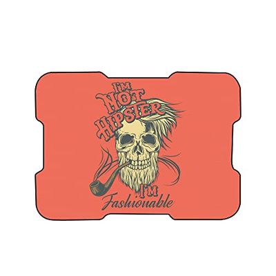 Bonamaison, Digitaal bedrukte muismat, antislip onderkant, voor kantoor en thuis, afmetingen: 22x18 cm