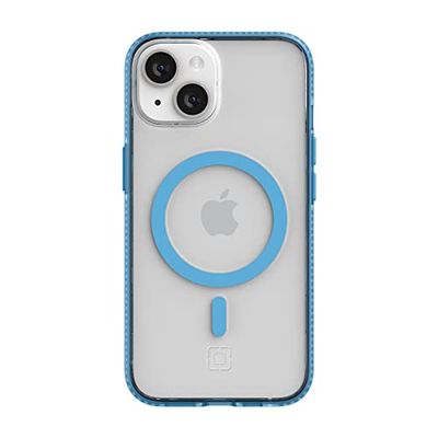 Incipio Idol for MagSafe Series Case voor iPhone 14, minimalistische en duurzame bescherming - Bluejay/Clear (IPH-2028-BJC)
