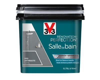 V33 Pintura de renovación perfection® gris antracita satinado 750 ml