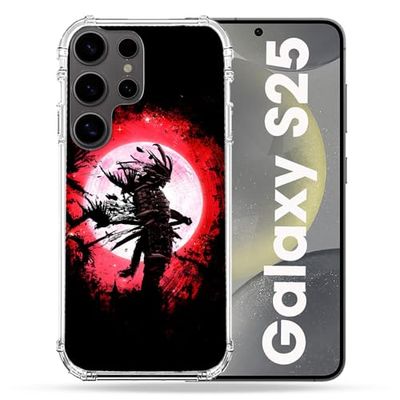 Cokitec Förstärkt skal för Samsung Galaxy S25 resor Japan samurai