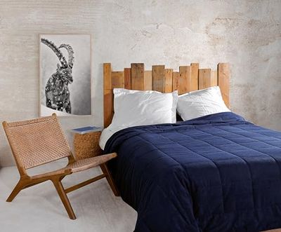 Linder - Juego de Cama (230 x 250 cm), Color Azul Marino