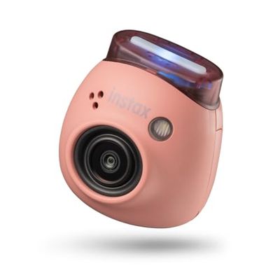 Fujifilm instax Pal Powder Pink – Fotocamera Digitale Compatta, Design Tascabile, Semplice Esperienza di Scatto, Piccola e Divertente, Risoluzione 2560 × 1920, Slot microSD