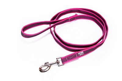 Correa IDC Color & Gray con asa y anillo en D, 20 mm x 1,8 m, Rosa-Gris
