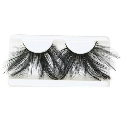 Halloween Ladies Black Feather Eyelashes