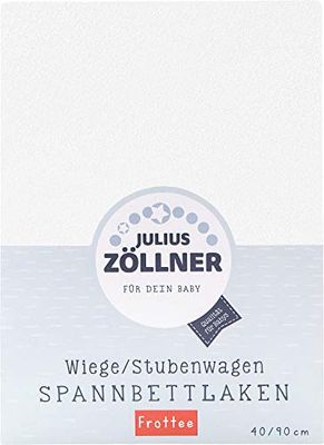 Julius Zöllner 8310013100 Kuvertlakan för Spjälsäng, 90 x 40 cm, Vit