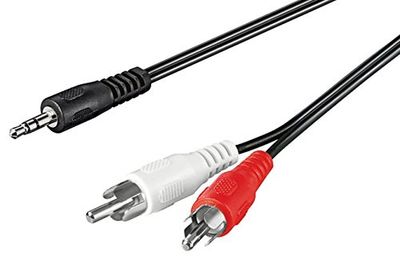 Goobay A/V cavo jack 3,5 mm stereo maschio > 2 x RCA 5 m