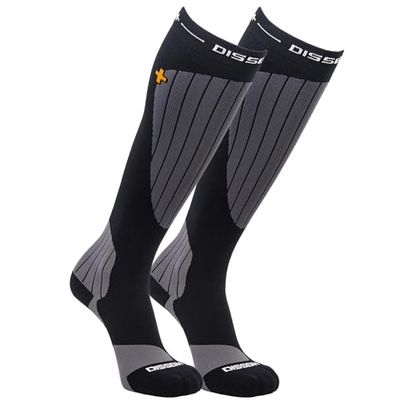 DISSENT Calze da sci Gfx Compressione Genuflex Calzini unisex (confezione da 1)