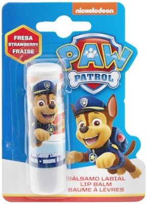 Paw Patrol Strawberry Flavour Lip Balm – Moisturizing & Hydrating Formula | Natural & Dermatologically Tested | Perfect for Kids & Adults, 4g