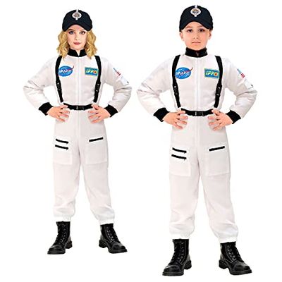 W WIDMANN MILANO Party Fashion – Barndräkt astronaut, rymdress, rymdförare, karnevalkostymer