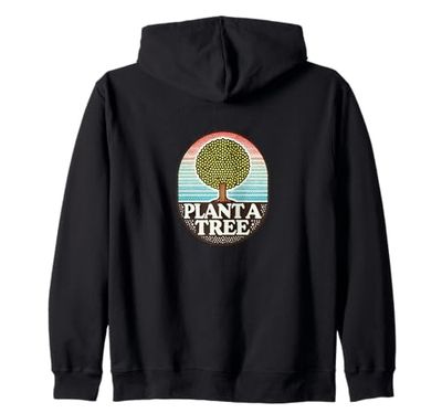 Plant a Tree Art Earth Day nature Lovers Designs Zip Hoodie