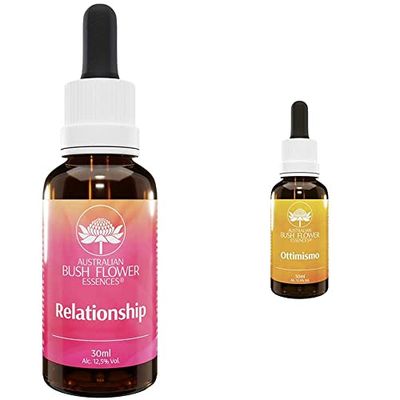 Australian Bush Flower Essences Relationship 30ml & Ottimismo 30ml