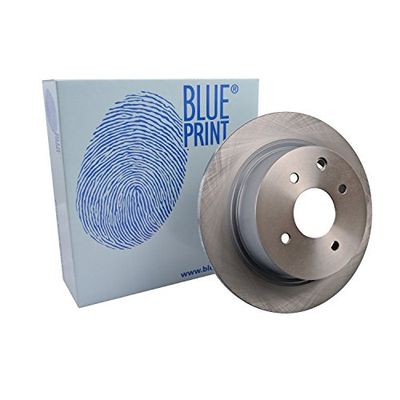 Blue Print ADN143134 Brake Disc Set (2 Brake Disc) rear, full, No. of Holes 4