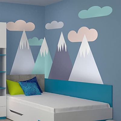 Ambiance-sticker Cuello ROS-C706_70x105cm Pegatina de Pared, cloruro de polivinilo, Rikka, H70 x L105 cm