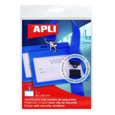 APLI 17839 - Lanyard ID - Blauw 3 u.