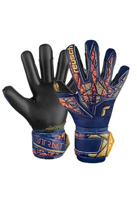Reusch Attraente X Guanti da Portiere, Blu-Oro-Nero, 10.5 Unisex-Adulto