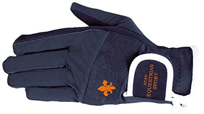 PFIFF 101660 Damenreithandschuhe Guantes de equitación, Mujer, Azul, XL