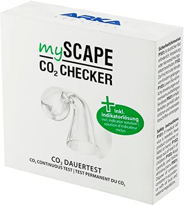 ARKA mySCAPE-CO2 System, Self-Fillable, User-friendly and Effective, Stainless Steel, Includes Accessories, Ideal for Any Freshwater Aquarium, Aquascaping (CO2 Checker)