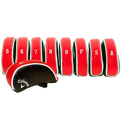 Callaway Deluxe Capas de ferro, unissexo-adulto, vermelho, tamanho único