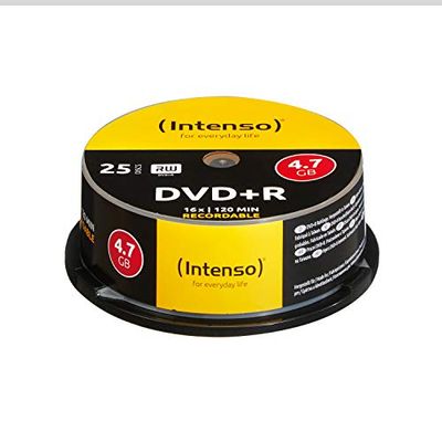 Intenso 411154 DVD+R 16 x 25 Pack Cakebox
