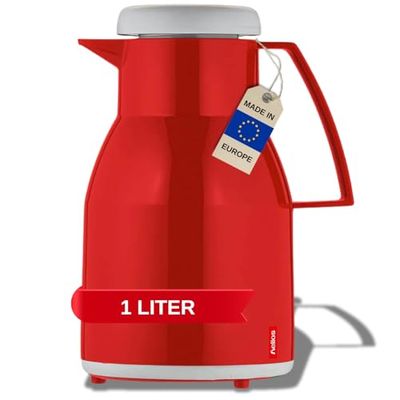 Helios Wash Vacuum Jug Red 1 Litre, 30 x 30 x 23.8 cm