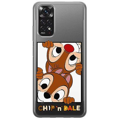 ERT GROUP mobiel telefoonhoesje voor Xiaomi REDMI NOTE 11 4G/ 11S 4G origineel en officieel erkend Disney patroon Chip & Dale 005 aangepast aan de vorm van de mobiele telefoon, gedeeltelijk bedrukt