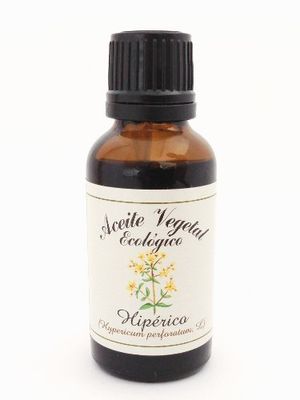 LABIATAE Aceite ecológico de Hipérico Bio. 30 ml, Negro, Mediano