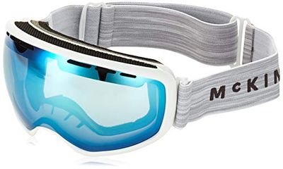McKINLEY Ten-Nine Revo Gafas para Esquiar, Hombre, Blanco/Gris, 2