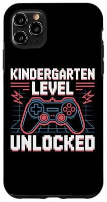 Level Unlocked Kindergarten Gamer Kids First Day Case for iPhone 11 Pro Max