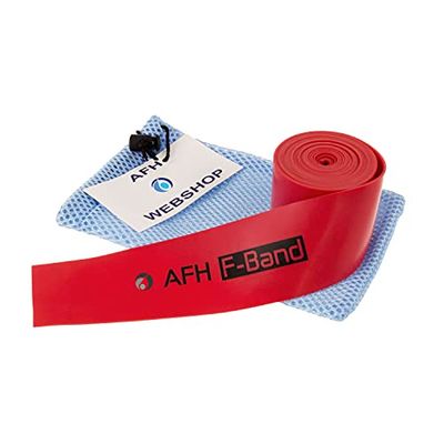 AFH-Webshop AFH F Band | 2 m | Nastro di resistenza | rosso | Spessore: medio | Spessore: 1,3 mm, rosso, 208 x 5 cm, 1191902-02
