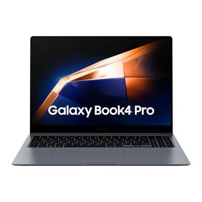 Samsung Galaxy Book4 Pro, komputer przenośny, ultracienki 16" HDR, Dotykowy, Intel Core Ultra 5-125H, 16 GB RAM, 512 GB SSD, Intel ARC Graphics, Windows 11 Home, Moonstone szary, klawiatura QWERTY