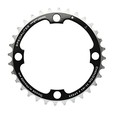 TA Specialites Unisex's Chinook 4 Arm Midden 104pcd 8/9 Speed Ketting, Zwart, 42T