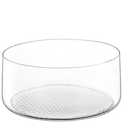 LSA International Market MF07 Pot de Fleurs en Verre Fait Main Transparent 11,5 cm