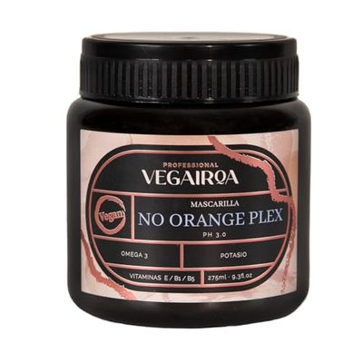 VEGAIROA. Non Orange Plex mask neutralizes orange deep moisture for dark blonde or chestnut without parabens, content 275 g