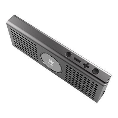 Woxter Big Bass BT-20 Black- Ultracompacte draagbare Bluetooth luidspreker (aluminium, 10 W Bluetooth 4.0 + EDR, handsfree-functie, kaartlezer, AUX-ingang), donkergrijs