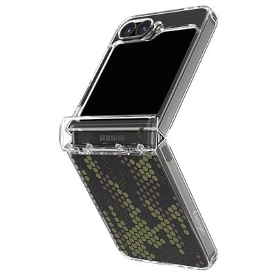 Spigen Ultra Hybrid Pro Case Compatibel met Samsung Galaxy Z Flip 6 hoesje -Digital Camo