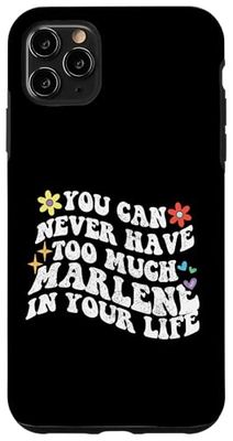 Retro Groovy You Can Never Have Too Much MARLENE In Your Case for iPhone 11 Pro Max