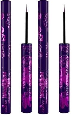 Essence Cosmetics In The Bloom'Light Matte Eyeliner, Risultato Istantaneo, Colore Intenso, 2.8 ml (Confezione da 2)