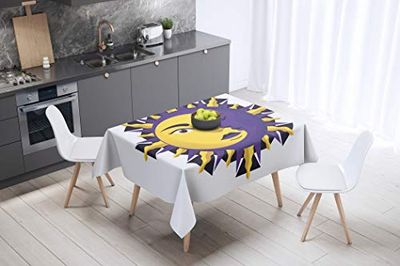 Bonamaison Kitchen Decoration, Tablecloth, 140cm x 140cm - Designed and Manufactured in Turkey