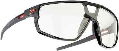Julbo Unisex Rush solglasögon, svart/svart, storlek unisex, Svart/Svart, En storlek