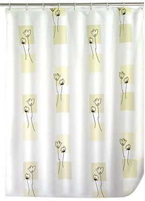 Wenko 19166100 Rideau de Douche Tulipe Textile Dimensions 120 x 200